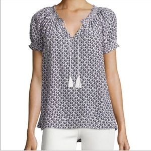 Joie Elephant printed silk Masha blouse